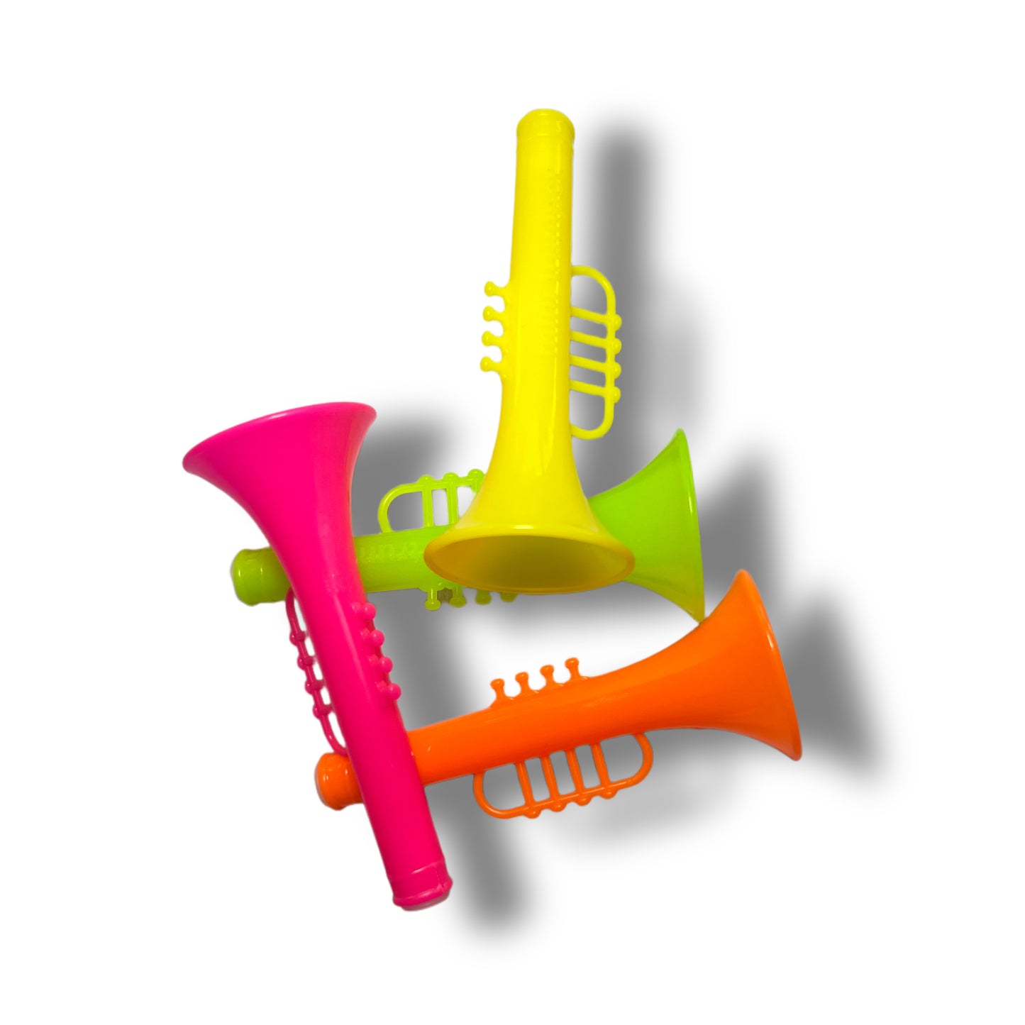 Pack 12 Cornetas Silbatos De Plástico Juguetes Sorpresas Cumpleaños Niños