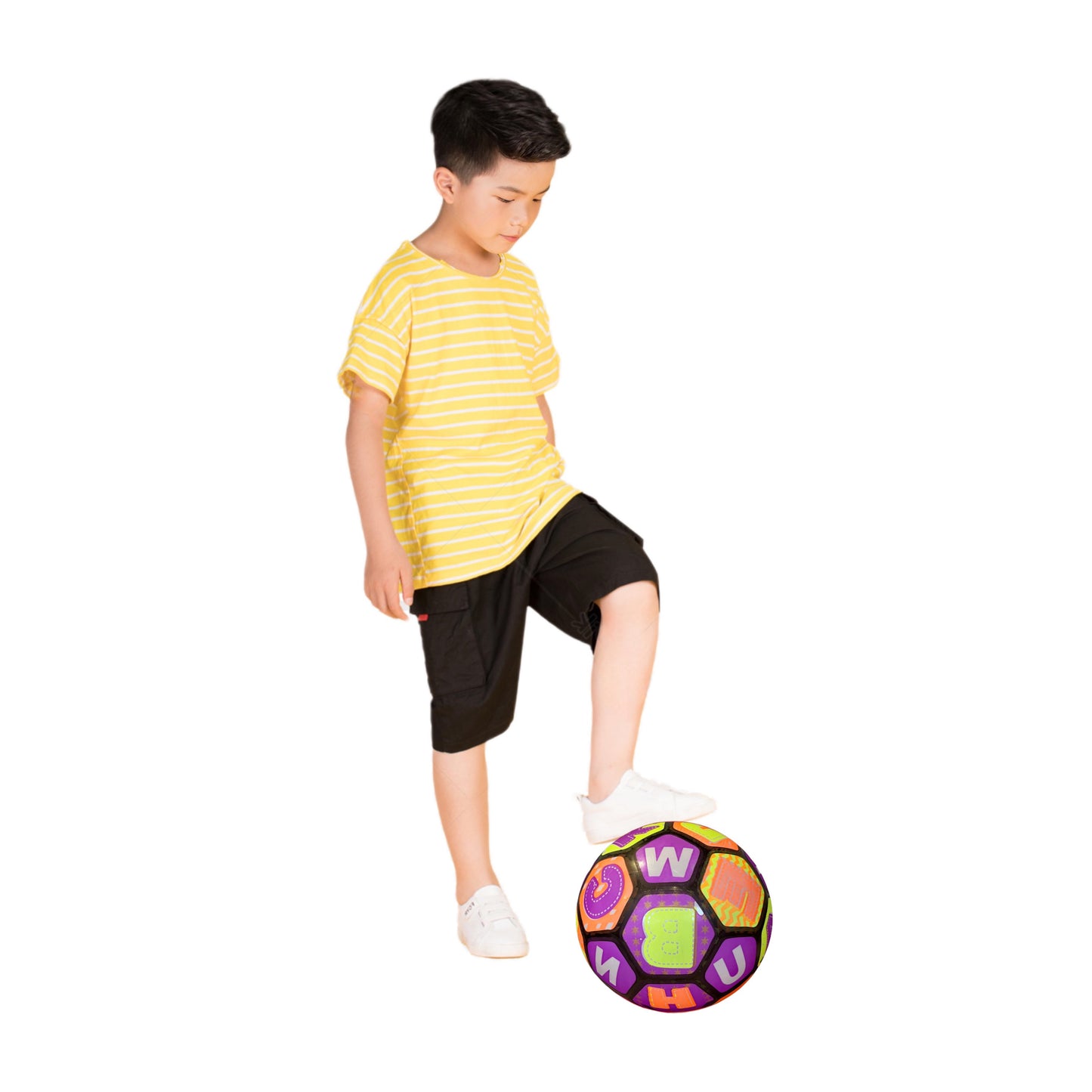 Pack 12 Pelotas Inflables De Goma Playa Para Niños Flúor
