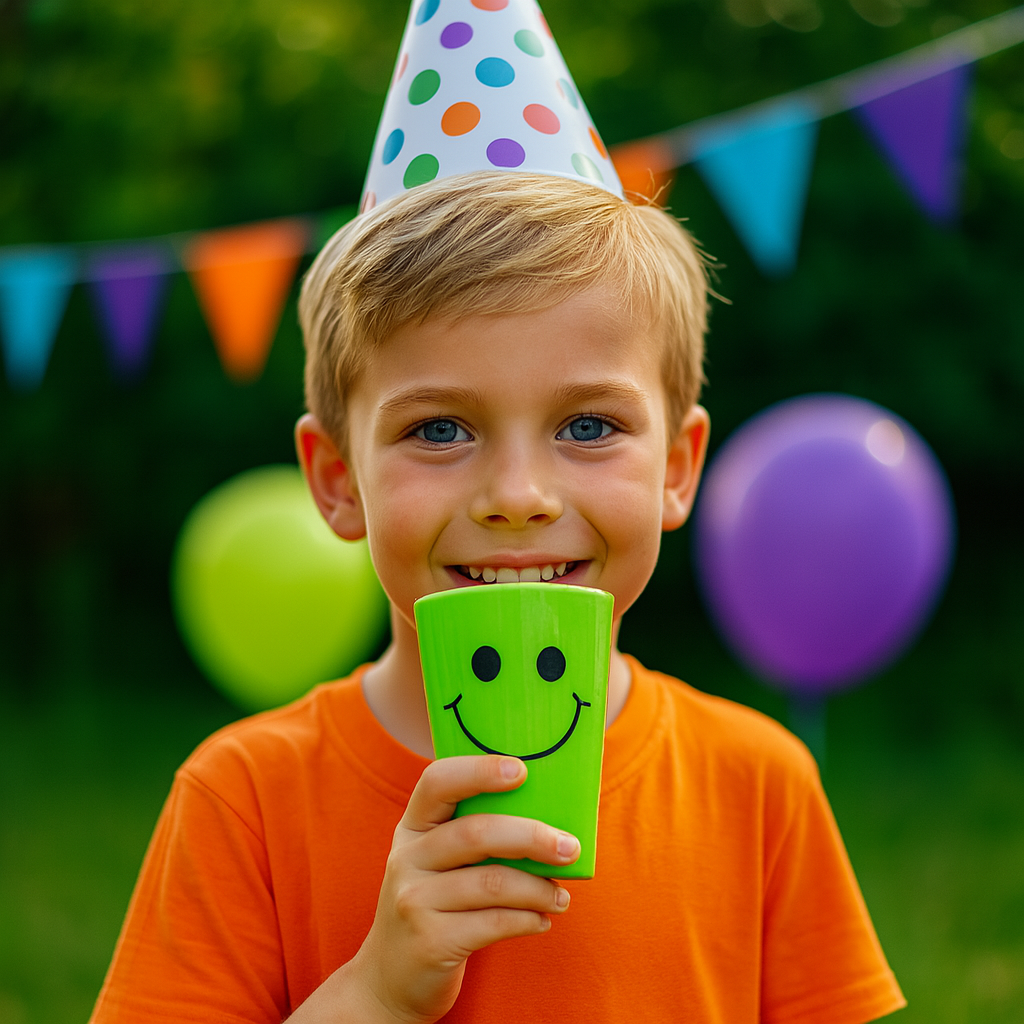 Pack 12 Vasos Plásticos Reutilizables Para Niños 350 ML