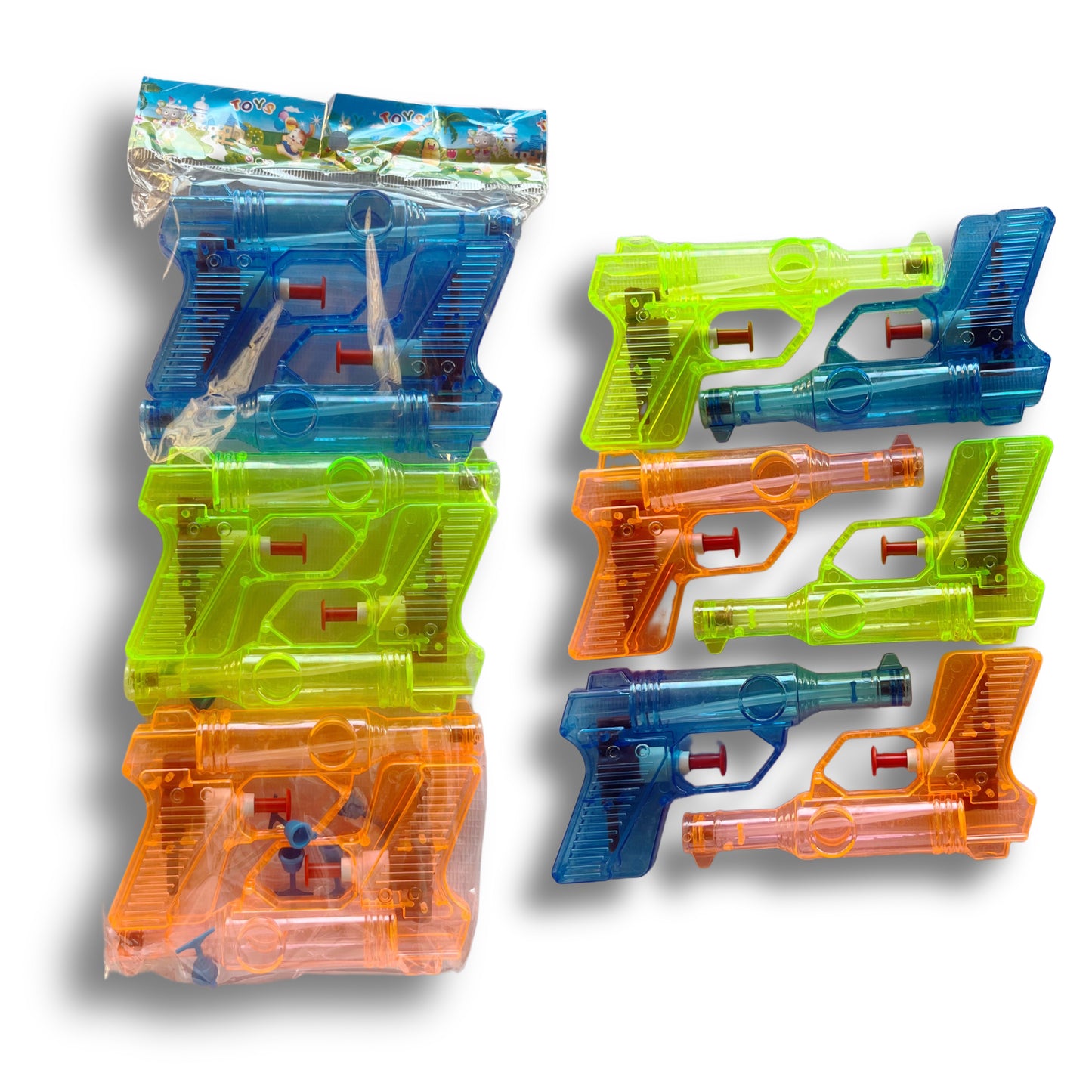 Pack 12 Pistolas De Agua Juguetes Sorpresas